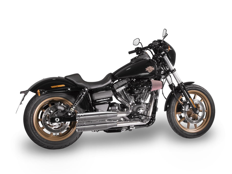 Dr. Jekill & Mr. Hyde Shorty (JH Headerset only) Chrome Exhaust Harley-Davidson Fat Bob, Low Rider S & Wide Glide 2012–2016 EP-222824