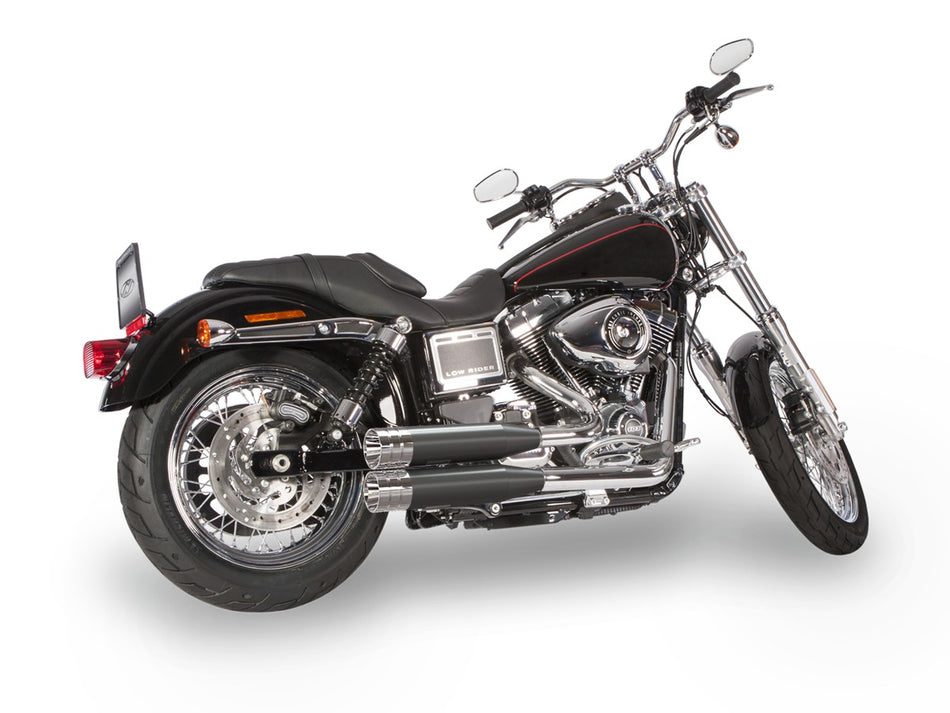 Dr. Jekill & Mr. Hyde Shorty (JH Headerset only) Wrinkle Black Exhaust Harley-Davidson Low Rider up to 103 2014–2016 EP-223482