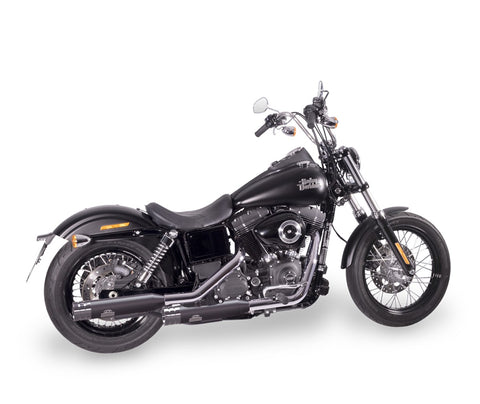 Dr. Jekill & Mr. Hyde Shorty Wrinkle Black Exhaust Harley-Davidson Street Bob Special 2016 EP-223695