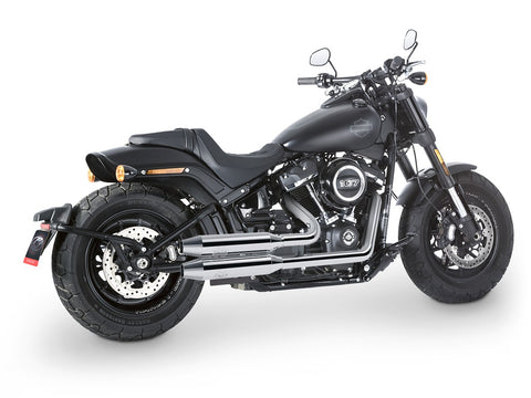 Dr. Jekill & Mr. Hyde Shorty (JH Headerset only) Chrome Exhaust Harley-Davidson Fat Bob 107 2018–2020 — 3.5 inch Tapered Chrome (EP-240504)