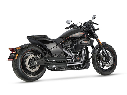 Dr. Jekill & Mr. Hyde Shorty (JH Headerset only) Wrinkle Black Exhaust Harley-Davidson FXDR 114 2019–2020 — 3.5 inch Slashcut Wrinkle Black (EP-242974)