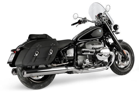 Dr. Jekill & Mr. Hyde Beat Long Chrome Exhaust BMW R18 Classic & R18 2021–2024 — 4.0 inch Streetfighter Blank (EP-250351) — Header set Chrome headers
