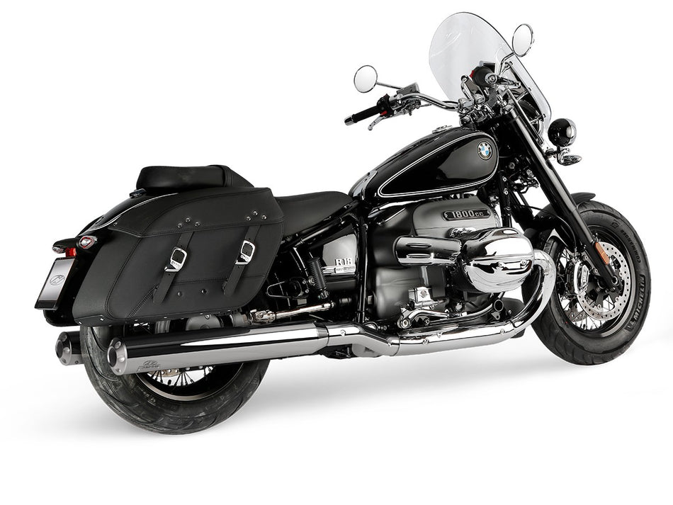 Dr. Jekill & Mr. Hyde Beat Long Chrome Exhaust BMW R18 Classic & R18 2021–2024 — 4.0 inch Streetfighter Blank (EP-250351) — Header set Chrome headers