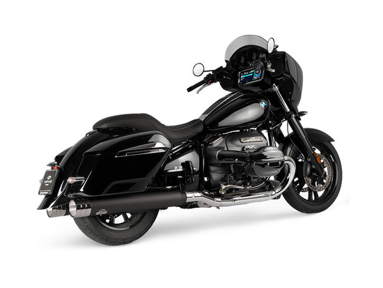 Dr. Jekill & Mr. Hyde Beat Long Black Exhaust BMW R18 B, R18 Roctane & R18 Transcontinental 2021–2024 EP-250806
