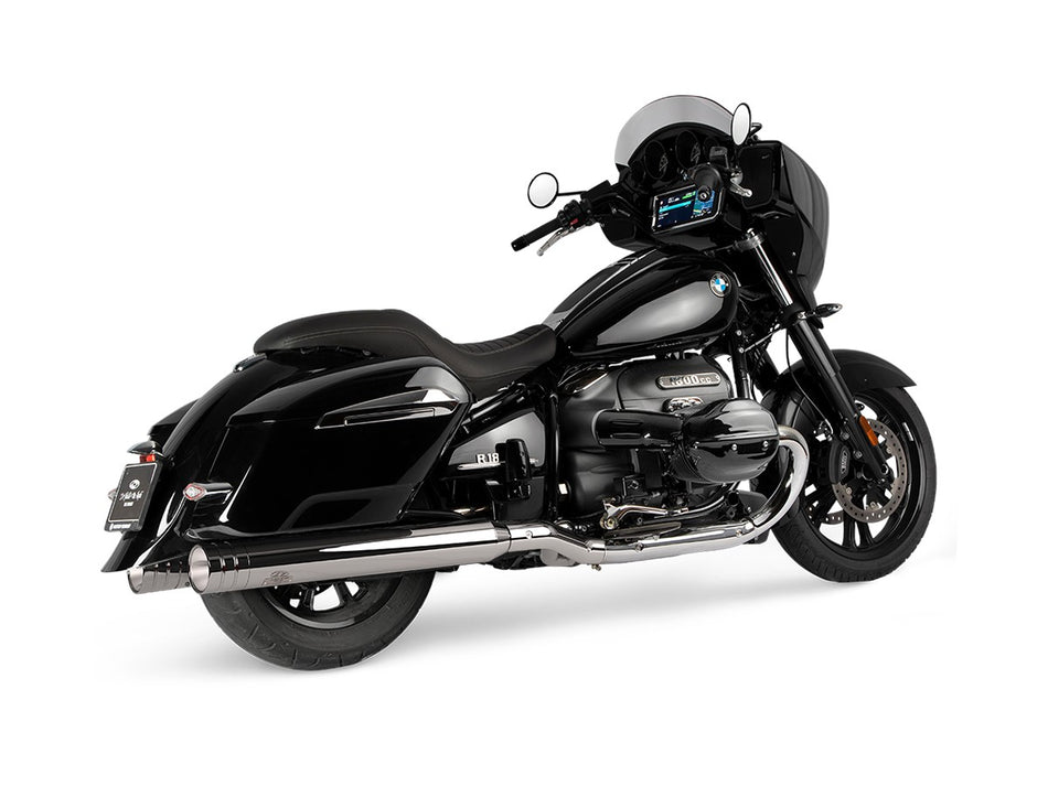Dr. Jekill & Mr. Hyde Beat Long Chrome Exhaust BMW R18 B, R18 Roctane & R18 Transcontinental 2021–2024 EP-250815