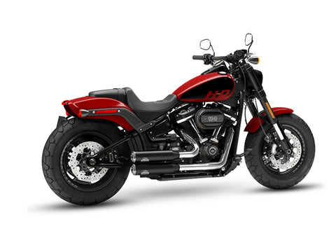 Dr. Jekill & Mr. Hyde Shorty Wrinkle Black Exhaust Harley-Davidson Fat Bob 114 2021–2024 — 3.5 inch Streetfighter Blank (EP-251849)