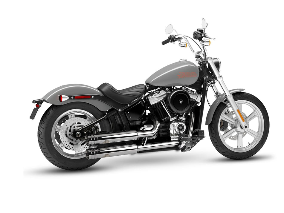 Dr. Jekill & Mr. Hyde Jekill Bomb Chrome Exhaust Harley-Davidson Heritage Classic 107, Softail Slim 107 & Softail Standard 2021–2024 EP-251895
