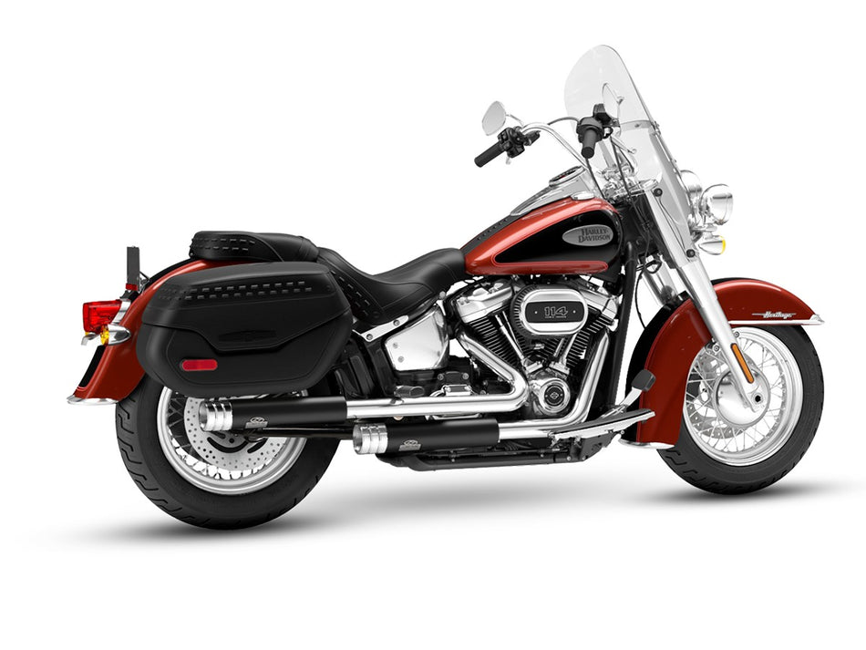 Dr. Jekill & Mr. Hyde Jekill Bomb Wrinkle Black Exhaust Harley-Davidson Heritage Classic, Low Rider S & Street Bob 2021–2024 EP-252103