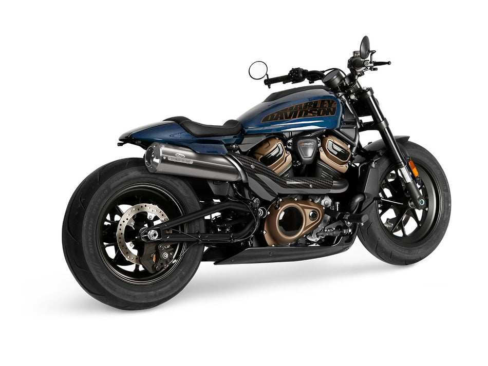 Dr. Jekill & Mr. Hyde Apex Brushed Stainless Steel Exhaust Harley-Davidson Sportster S 2021–2023 EP-252798