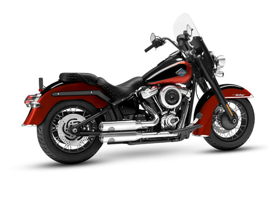 Dr. Jekill & Mr. Hyde Shorty Chrome Exhaust Harley-Davidson Softail 2025–2026 — 3.5 inch Streetfighter Blank (EP-252847)
