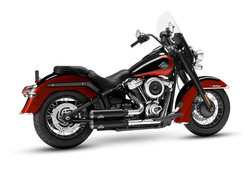 Dr. Jekill & Mr. Hyde Shorty Wrinkle Black Exhaust Harley-Davidson Softail 2025–2026 — 3.5 inch Streetfighter Blank (EP-252855)