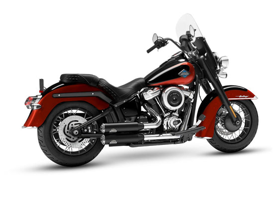 Dr. Jekill & Mr. Hyde Shorty Wrinkle Black Exhaust Harley-Davidson Softail 2025–2026 — 3.5 inch Streetfighter Blank (EP-252855)