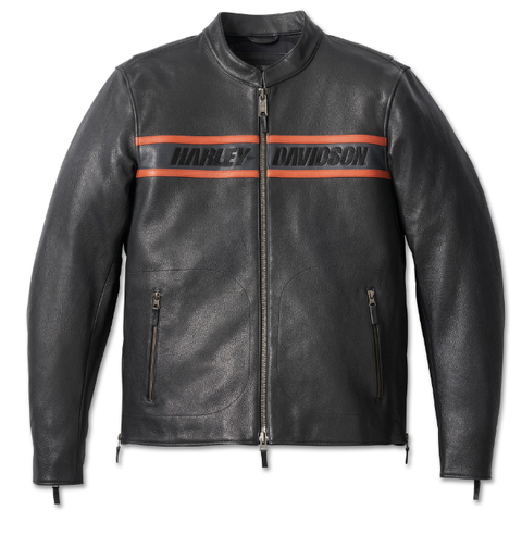 Harley Davidson Men's Victory Lane II Leather Jacket - Black 98000-23EM