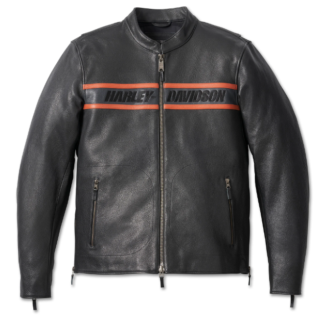 Harley Davidson Men's Victory Lane II Leather Jacket - Black 98000