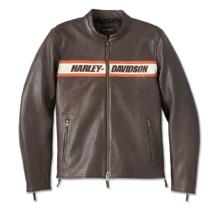 Harley-Davidson Men's Victory Lane II Leather Jacket - Java 98001