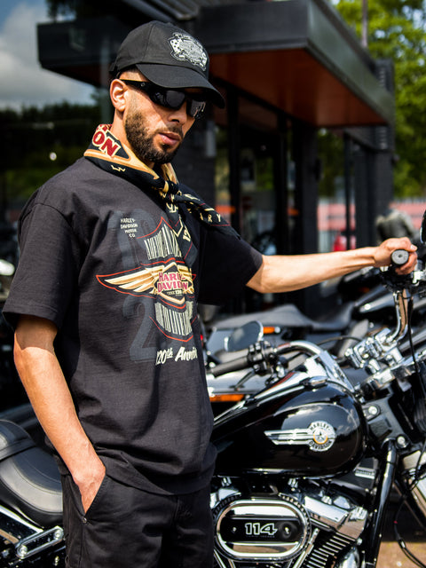 Genuine Harley-Davidson® 120th Anniversary Dealer T-Shirt 3001670-Black