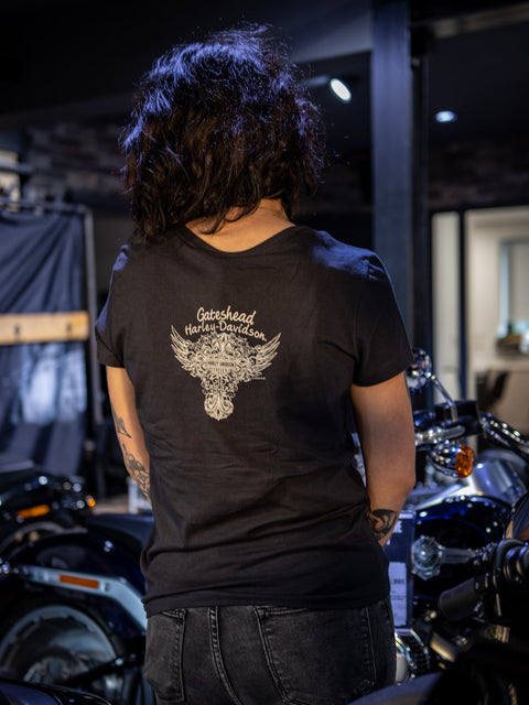 Gateshead Harley-Davidson® Dealer T-Shirt Mummy Dearest 3001737-BLK