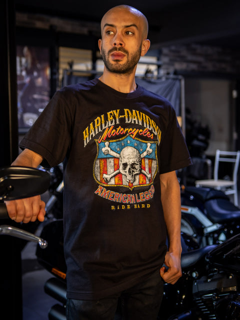 Gateshead Harley-Davidson® Dealer T-Shirt American Shield 3001703-BLK