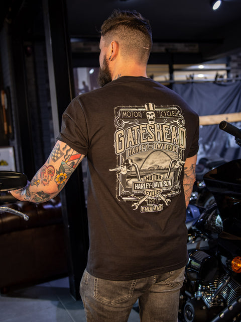 Gateshead Harley-Davidson® Dealer T-Shirt V Dude 3001686-BLK