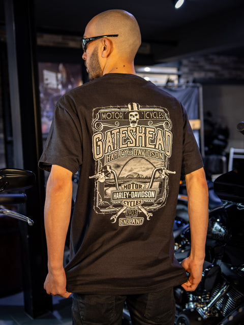 Gateshead Harley-Davidson® Dealer T-Shirt Halloween Rider 3001682-BLK