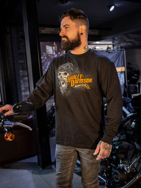 Gateshead Harley-Davidson® Dealer Top Bearded Dude L/S 3001727-BLK