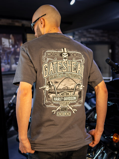 Gateshead Harley-Davidson® Dealer T-Shirt Legend Badge USA 3001704-BLK