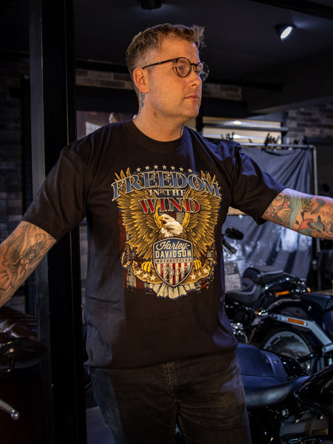 Gateshead Harley-Davidson® Dealer T-Shirt Screech USA 3001697-BLK
