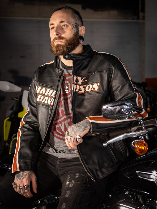 Genuine Harley-Davidson®Men's Torque Leather Jacket  98026-18EM