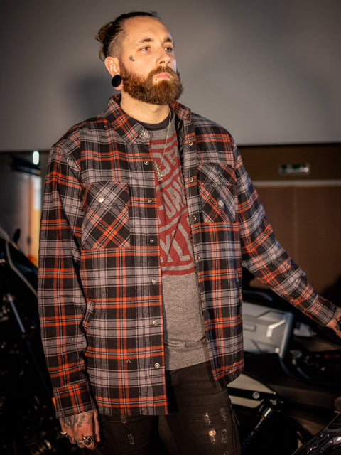Genuine Harley-Davidson® Men's Nomad Shirt - Russet Brown Plaid 96080-24VM