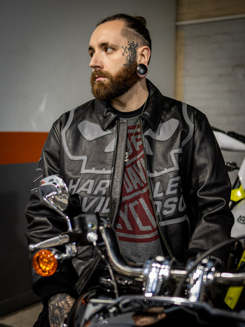 Genuine Harley-Davidson® Willie G Casual leather Jacket 97008-24VM
