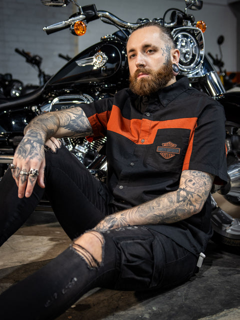 Genuine Harley-Davidson® Men's Copperblock Logo Shirt 99070-21VM