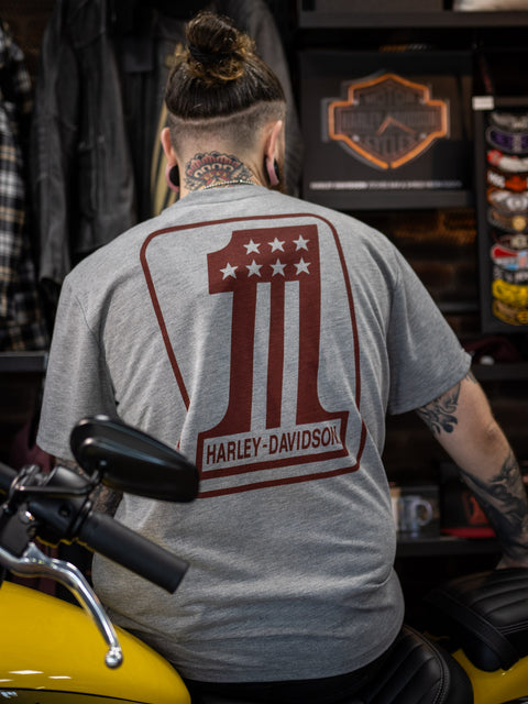 Genuine Harley-Davidson® T-Shirt Knit Grey Heather 96806-23VM