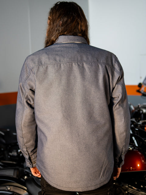 Genuine Harley Davidson Men's Operative Riding Shirt Jacket - Peacoat 98101-23EM