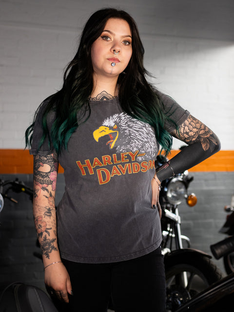 Genuine Harley-Davidson® Paradise Grey t-shirt ladies 97458-23VW