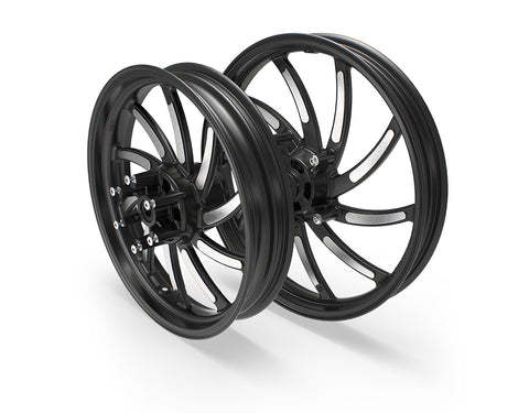 Royal Enfield - Black Style 1 Alloy Wheels - Dual - KXA00014