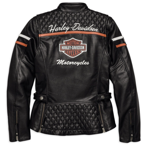 Genuine Harley-Davidson® Miss Enthusiast CE-Certified Leather Jacket 98030-18EW