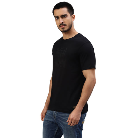 Royal Enfield - BRAND PATCH T-SHIRT BLACK - RLATSA23065X