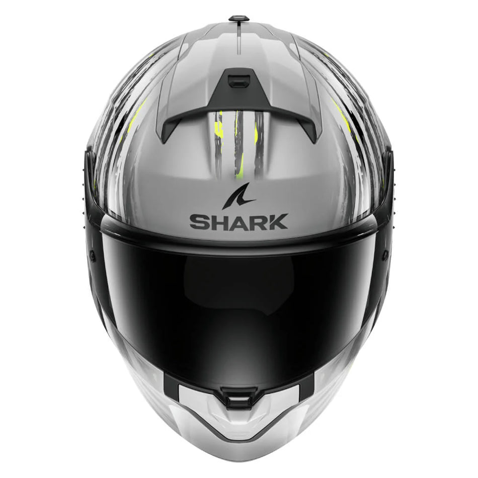 SHARK RIDILL 2 HELMET ASSYA SILVER / ANTHRACITE / YELLOW HE1120E-SAY