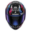 SHARK SKWAL I3 HELMET HELLCAT BLACK / BLUE / VIOLET HE0828E