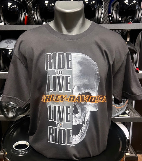 Genuine Leeds Harley-Davidson® Dealer T-Shirt 3001765-BLCK