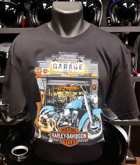 Genuine Leeds Harley-Davidson® Dealer T-Shirt 3001767-BLCK