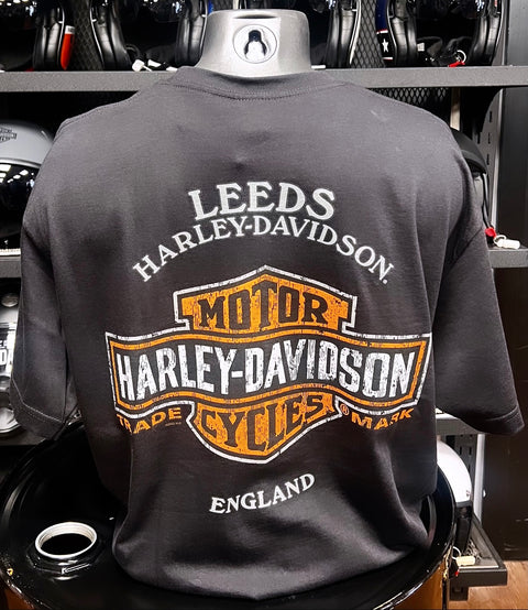 Genuine Leeds Harley-Davidson® Dealer T-Shirt 3001758-BLCK