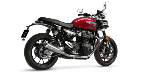 Dr. Jekill & Mr. Hyde Spy Brushed Stainless Steel Exhaust Triumph Speed Twin 2021–2024 EP-150499