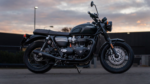Dr. Jekill & Mr. Hyde Spy Wrinkle Black Exhaust Triumph Bonneville T120 2021–2024 EP-152466
