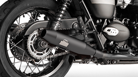 Dr. Jekill & Mr. Hyde Spy Wrinkle Black Exhaust Triumph Bonneville T120 2021–2024 EP-152466