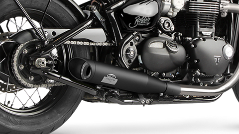 Dr. Jekill & Mr. Hyde King Wrinkle Black Exhaust Triumph Bonneville Bobber & Bonneville Speedmaster 2021–2024 EP-152423