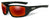 Genuine Harley-Davidson® Men's Duel Sunglasses, Red Mirror Lens/Gloss Black Frame HADUE13