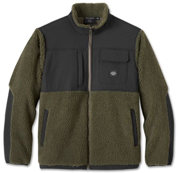Harley-Davidson Sherpa Full Zip - Grape Leaf 96110-25VM - Iron
