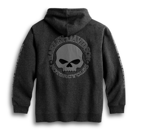 Genuine Harley-Davidson® Men's Hooded Willie G Skull Sweatshirt 99107-18VM