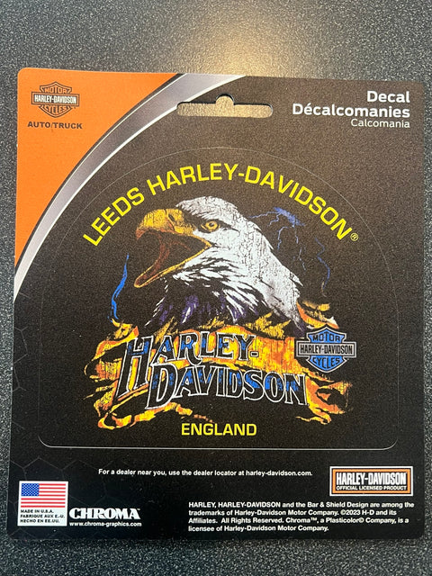 Harley Davidson Leeds Custom Eagle Storm- Decal Eagle